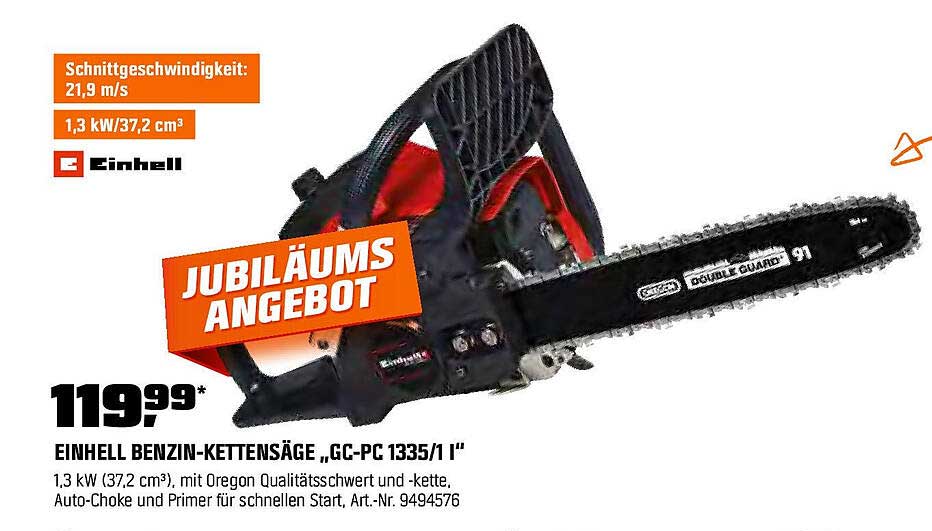 EINHELL BENZIN-KETTENSÄGE „GC-PC 1335/1”