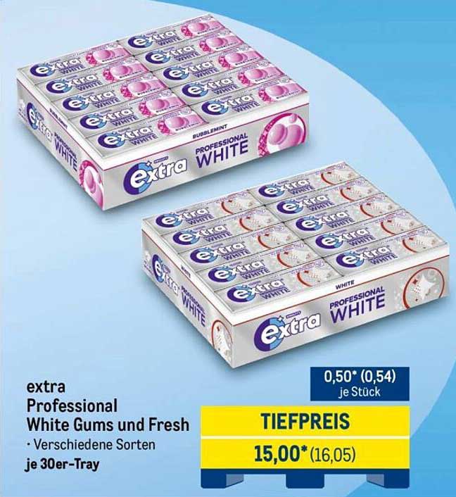 extra Professional White Gums und Fresh