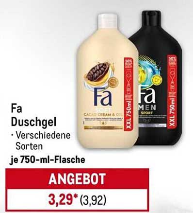 Fa Duschgel - Verschiedene Sorten je 750-ml-Flasche