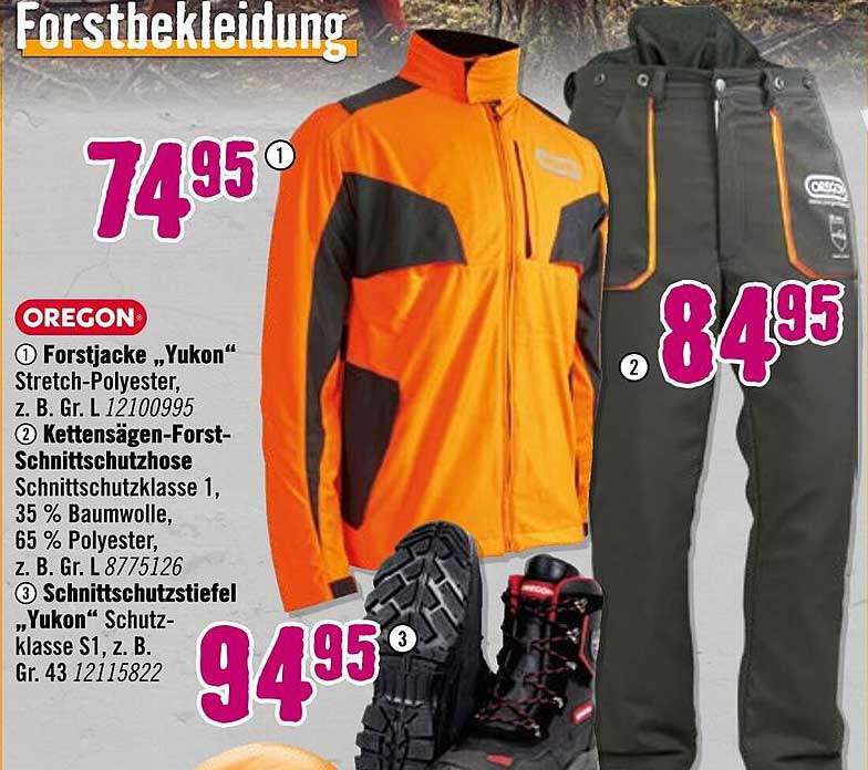 Forstjacke „Yukon“ Stretch-Polyester