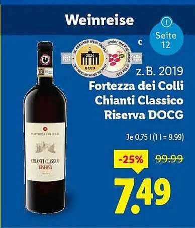 Fortezza dei Colli Chianti Classico Riserva DOCG 2019