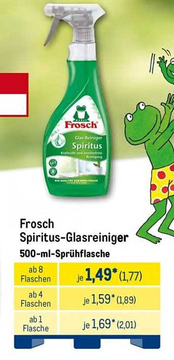 Frosch Spiritus-Glasreiniger 500-ml-Sprühflasche