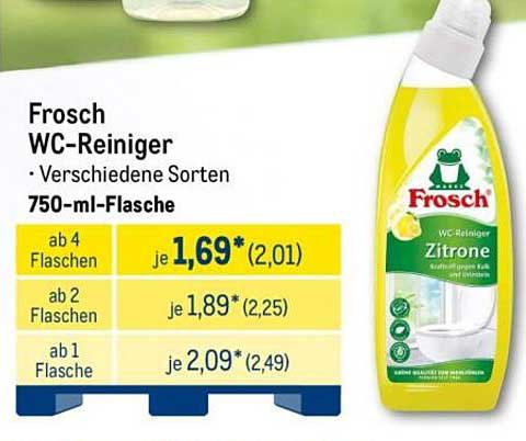 Frosch WC-Reiniger 750 ml - Verschiedene Sorten