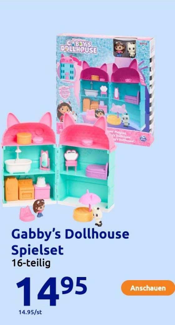 Gabby’s Dollhouse Spielset 16-teilig