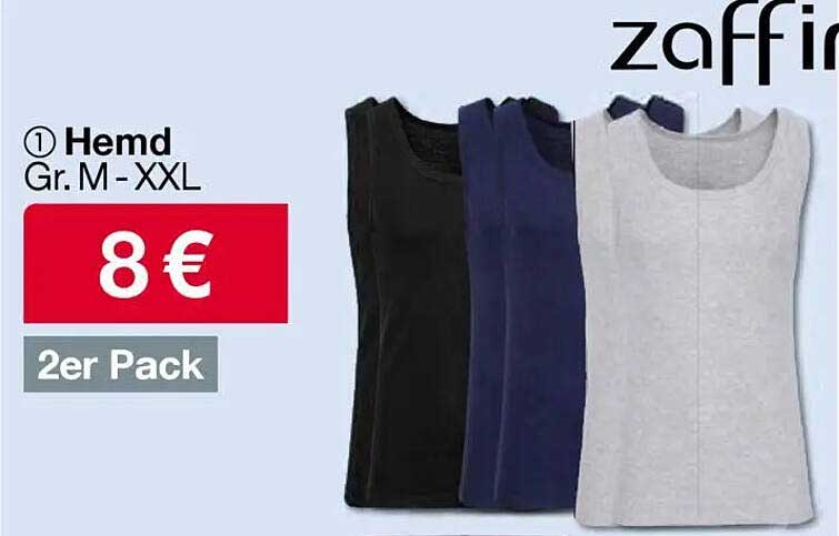 Hemd im 2er Pack Gr. M - XXL