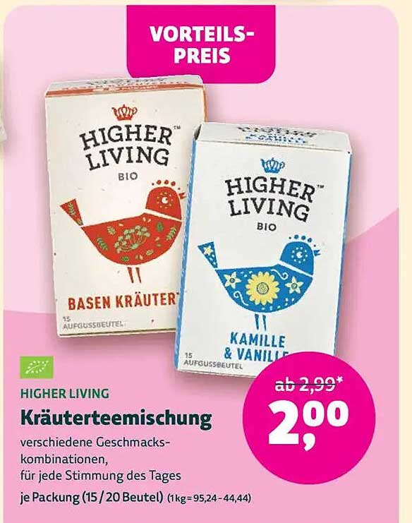 HIGHER LIVING Kräutertee-Mischung