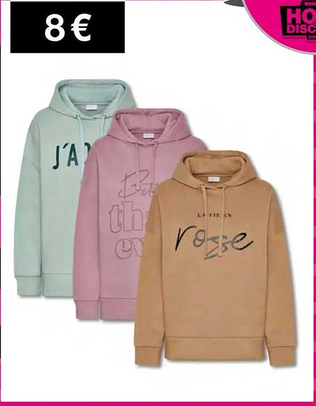 Hoodies in verschiedenen Farben für nur 8 €