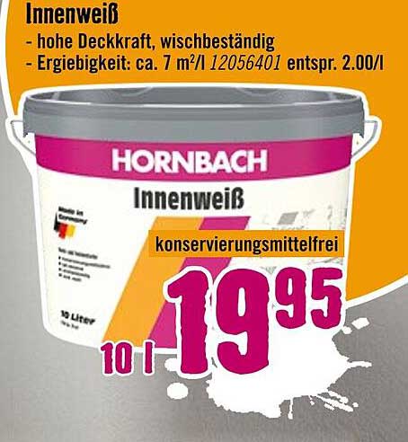 Hornbach Innenweiß - Die perfekte Wandfarbe für Ihr Zuhause