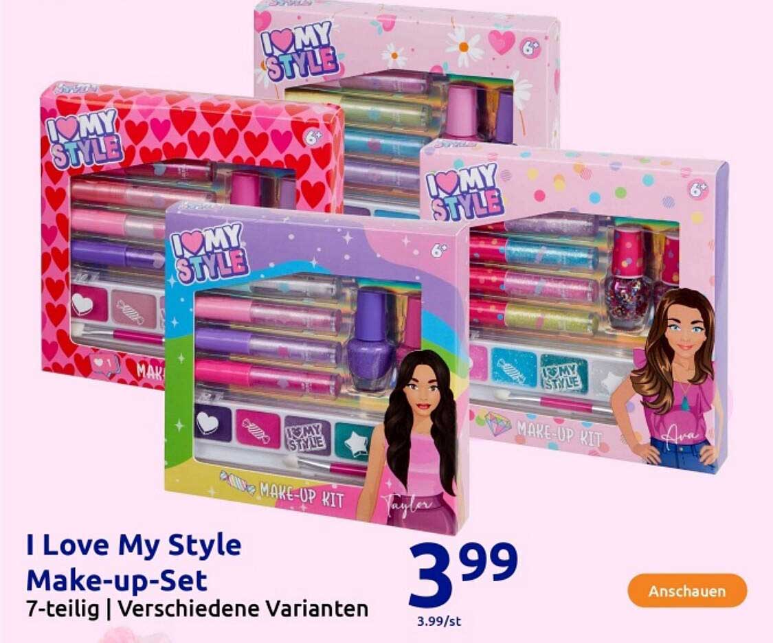I Love My Style Make-up-Set - 7-teilig in verschiedenen Varianten