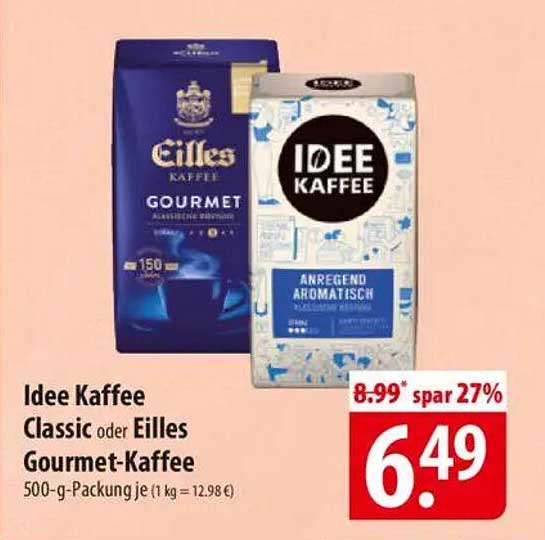 Idee Kaffee Classic oder Eilles Gourmet-Kaffee