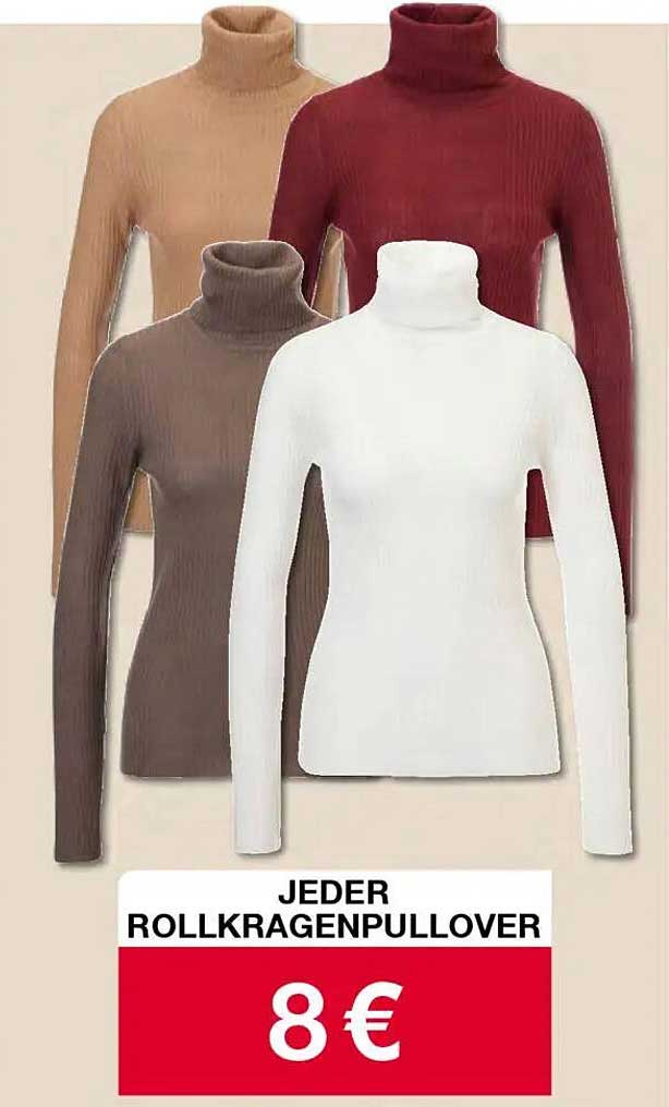 Jeder Rollkragenpullover für 8€