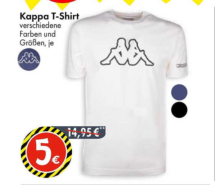 Kappa T-Shirt verschiedene Farben und Größen, je