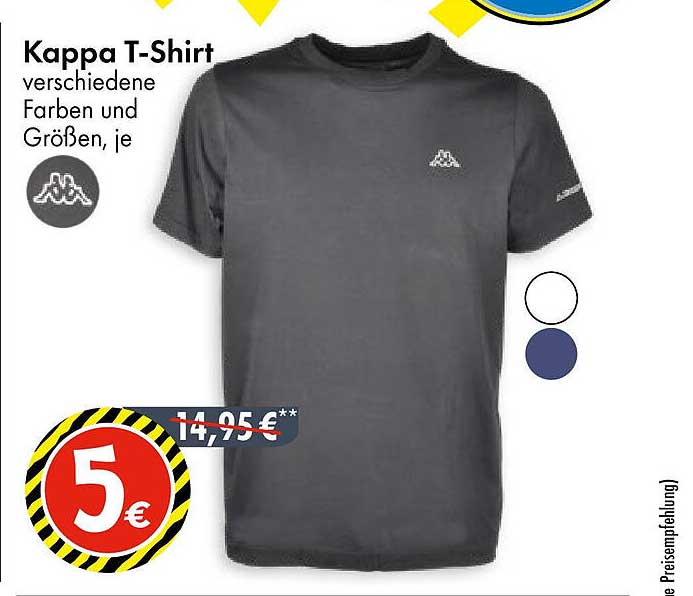 Kappa T-Shirt verschiedene Farben und Größen, je
