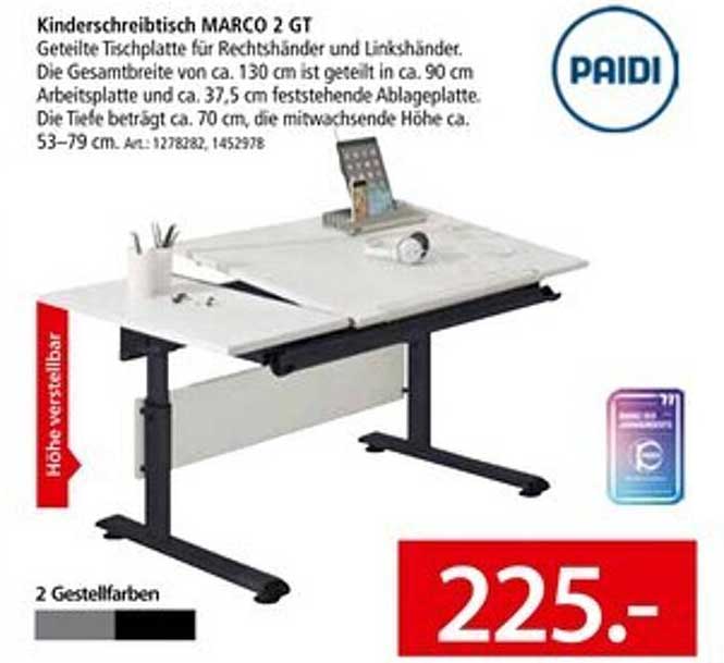 Kinderschreibtisch MARCO 2 GT