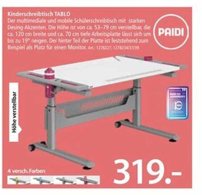 Kinderschreibtisch TABLO