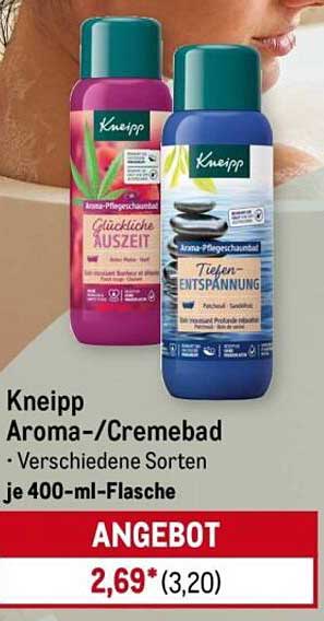 Kneipp Aroma-/Cremebad - Verschiedene Sorten je 400-ml-Flasche