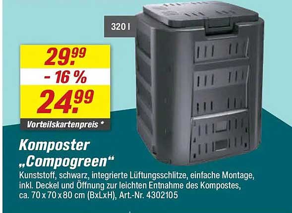 Komposter „Compogreen“