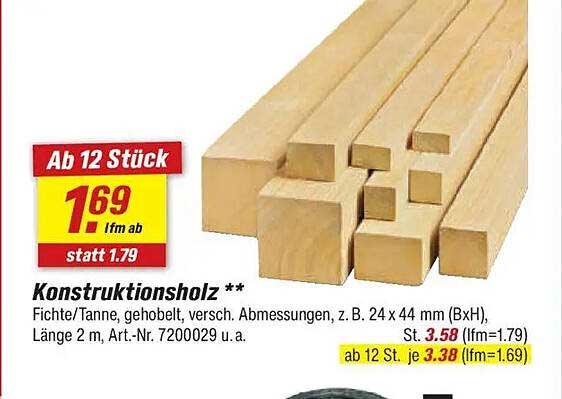 Konstruktionsholz - Hochwertiges Holz für Ihre Projekte