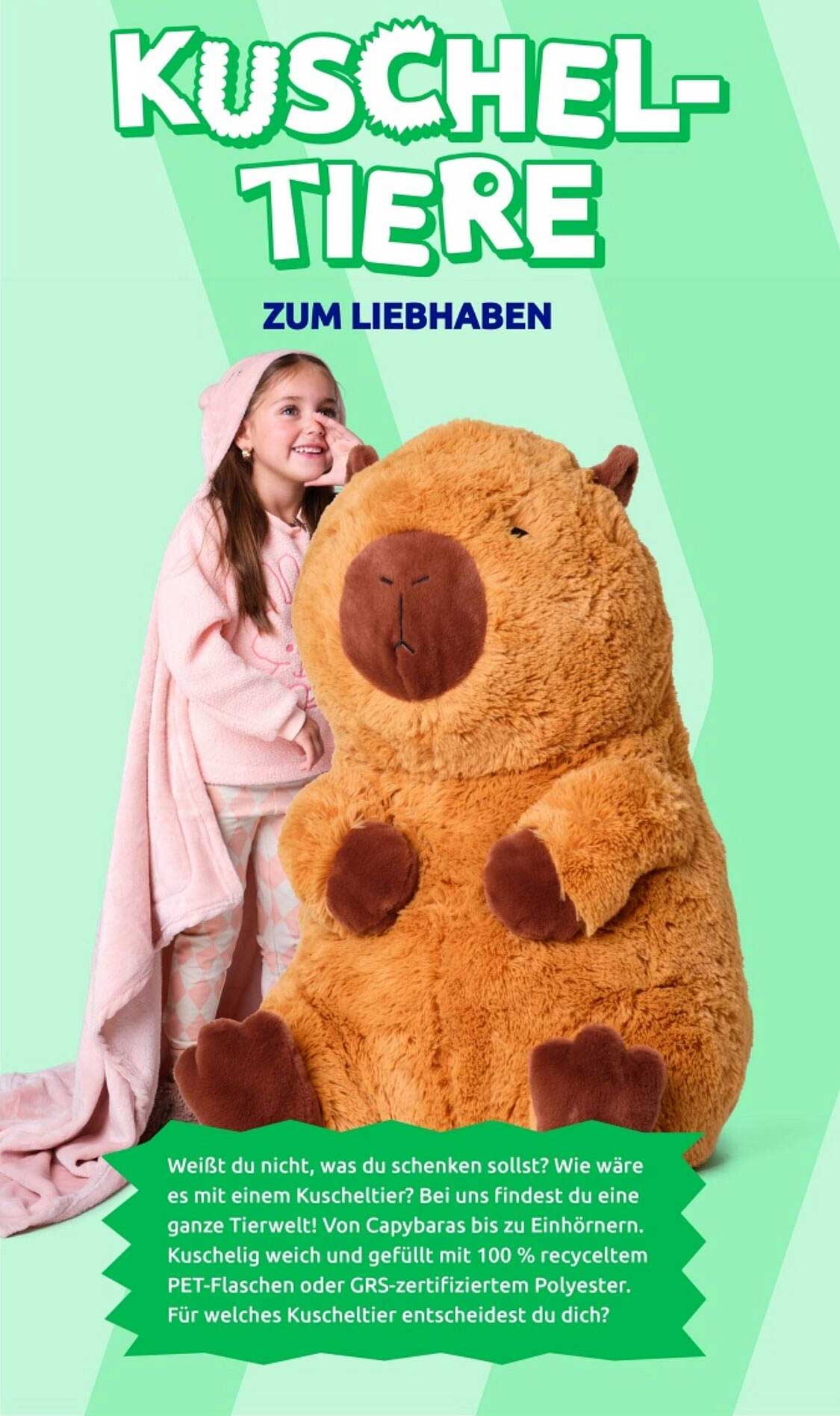 Kuscheltier zum Liebhaben