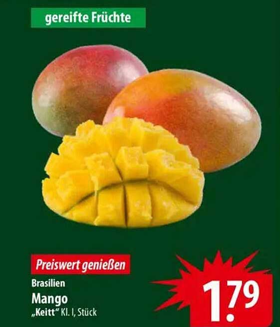 Mango "Keitt" Kl. I, Stück