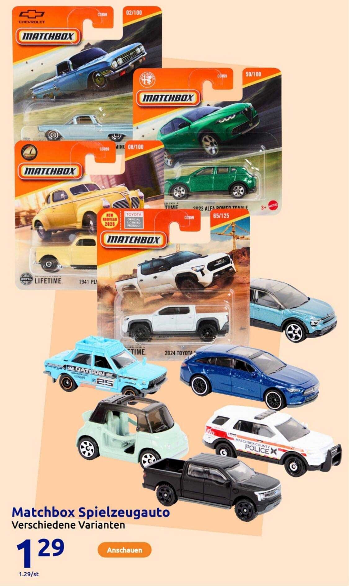 Matchbox Spielzeugauto - Verschiedene Varianten