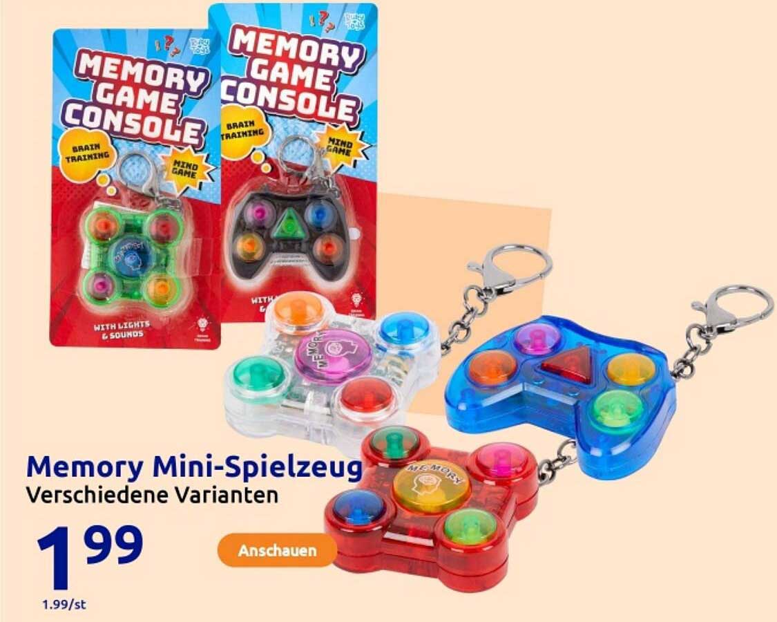 Memory Mini-Spielzeug - Verschiedene Varianten