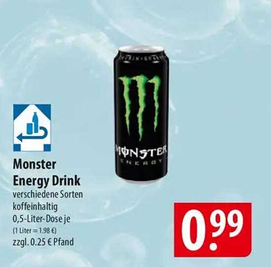 Monster Energy Drink 0,5 Liter Dose