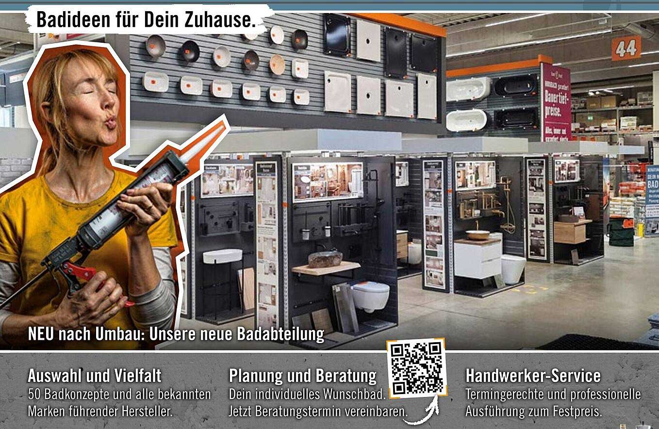 NEU nach Umbau: Unsere neue Badabteilung