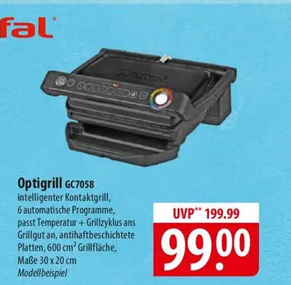 Optigrill GC7058 intelligenten Kontaktgrill