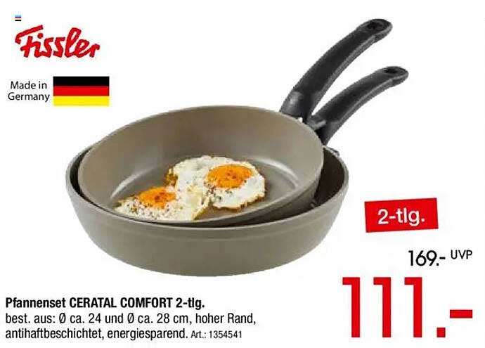 Pfannenset CERATAL COMFORT 2-tlg.
