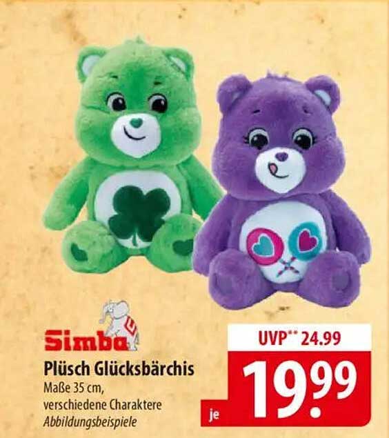 Plüsch Glücksbärchis