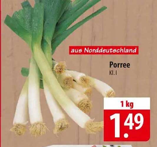 Porree aus Norddeutschland - 1 kg für nur 1,49 €