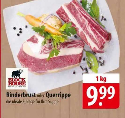 Rinderbrust oder Querrippe - die ideale Einlage für Ihre Suppe