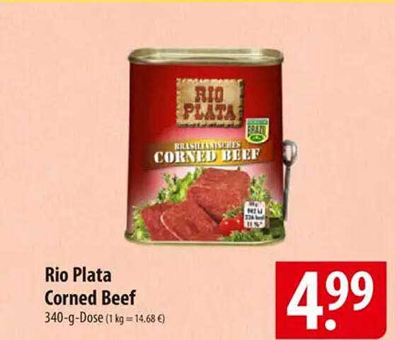 Rio Plata Corned Beef 340-g-Dose