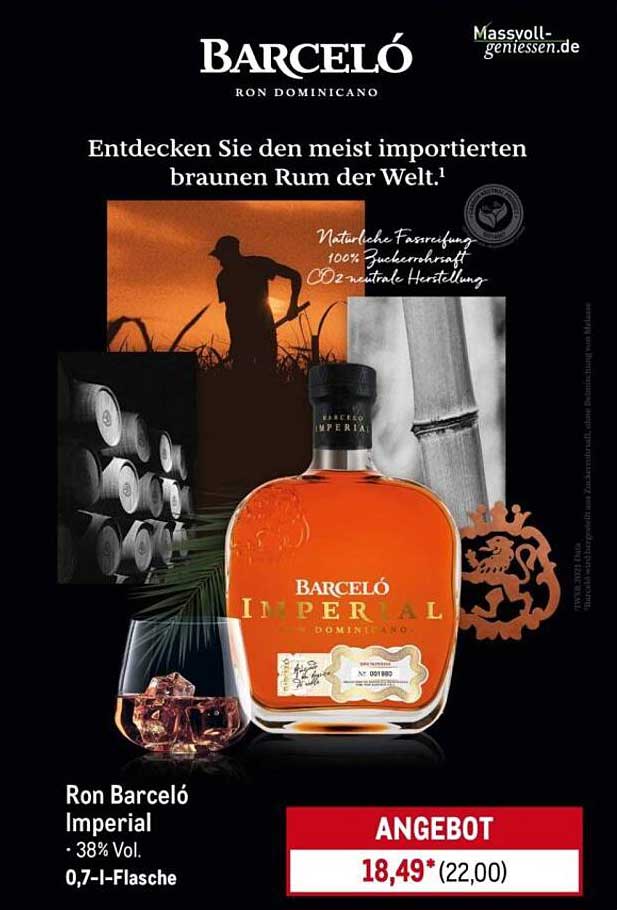 Ron Barceló Imperial 0,7 l - 38% Vol.