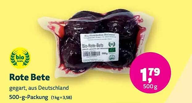Rote Bete - gegart, aus Deutschland