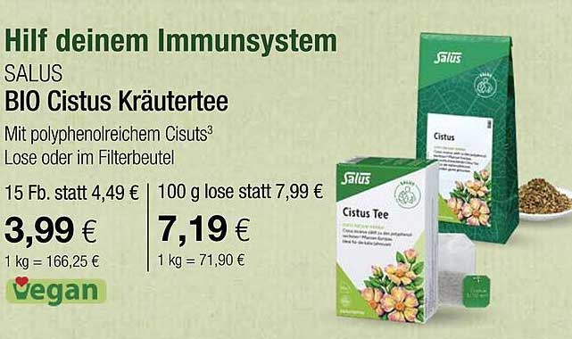 SALUS BIO Cistus Kräutertee