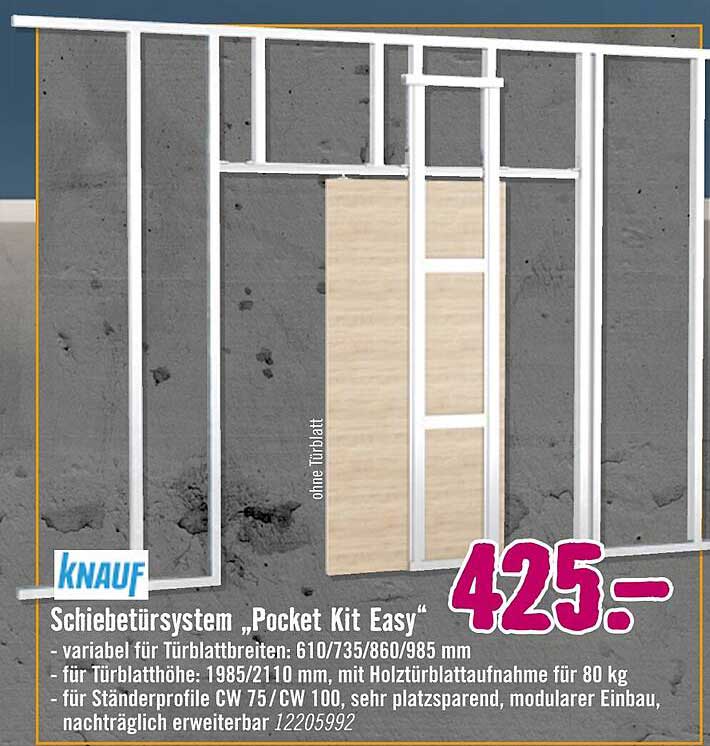 Schiebetürsystem „Pocket Kit Easy“