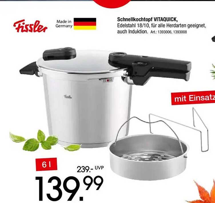 Schnellkochtopf VITAQUICK von Fissler