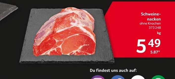 Schweinenacken ohne Knochen