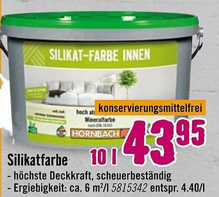 Silikatfarbe Innen - 10 l Eimer für nur 43,95 €