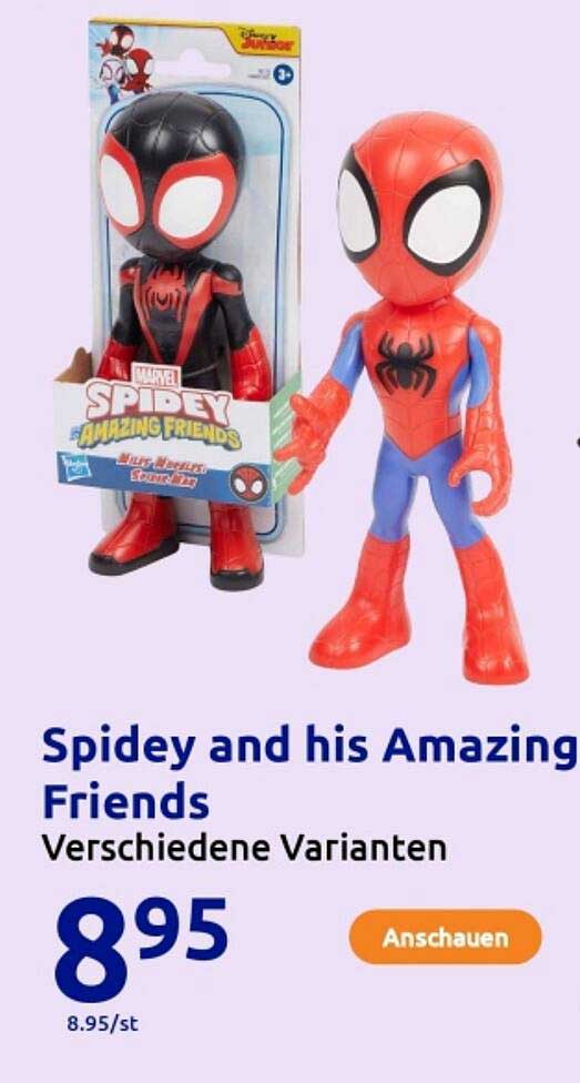 Spidey and his Amazing Friends - Verschiedene Varianten