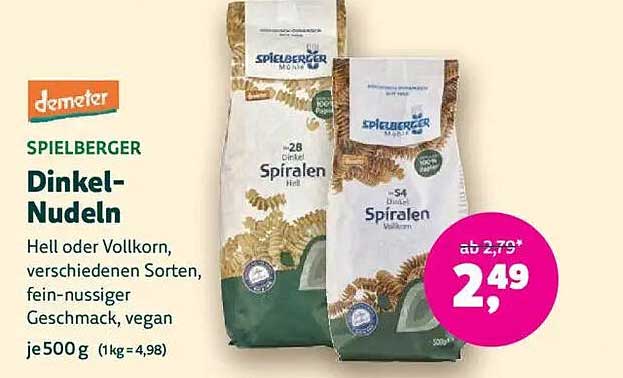 SPIELBERGER Dinkel-Nudeln