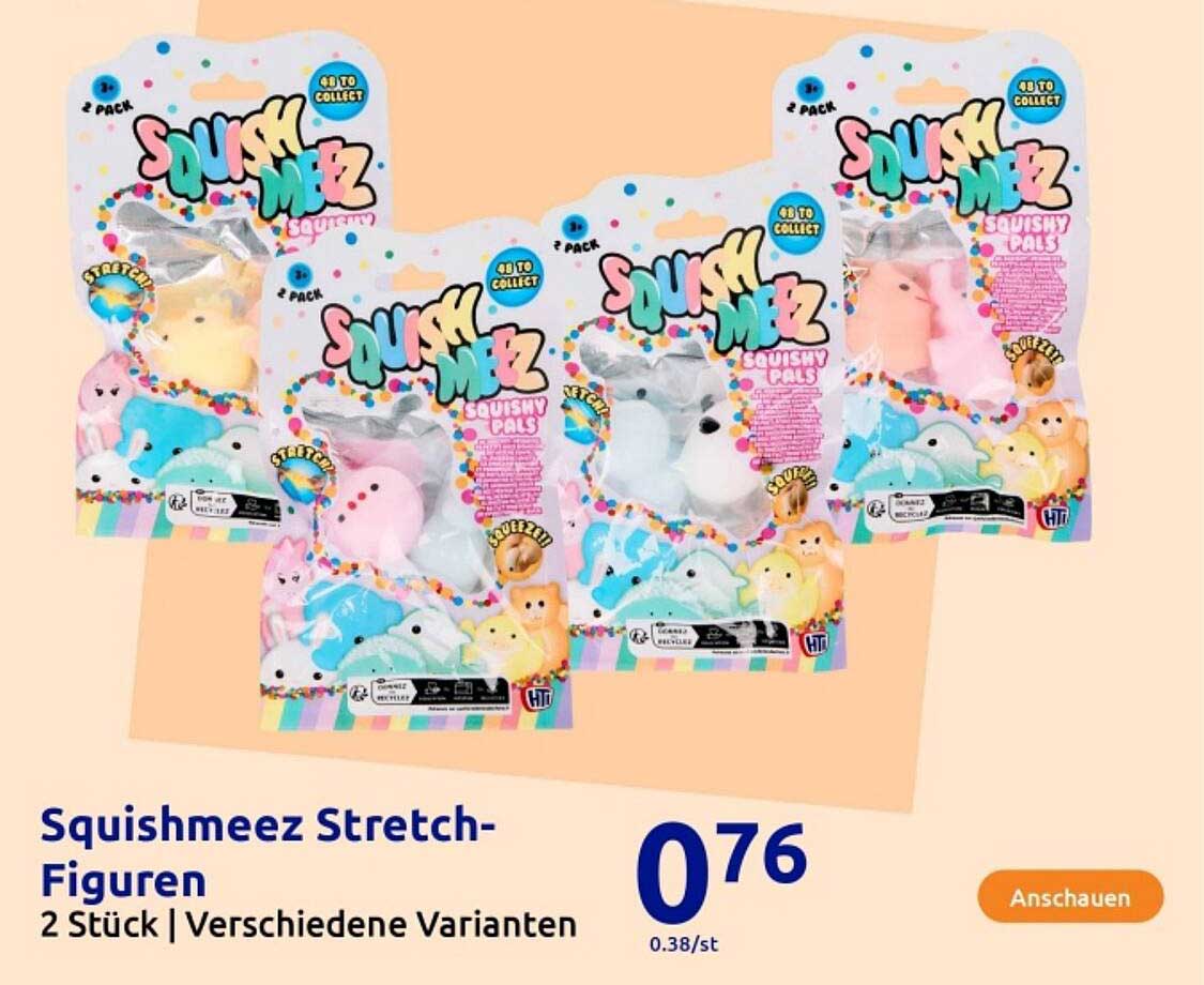 SquishmeeZ Stretch-Figuren 2 Stück | Verschiedene Varianten