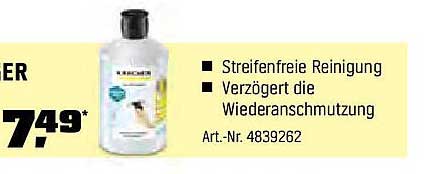 Streifenfreier Reiniger von Kärcher