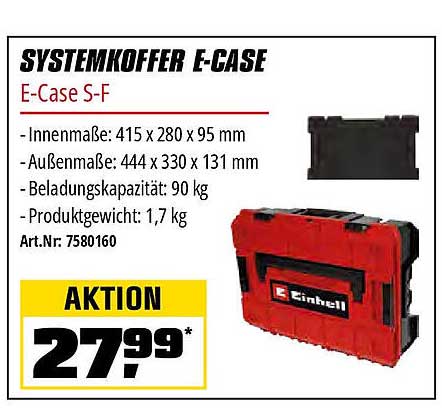 SYSTEMKOFFER E-CASE E-Case S-F