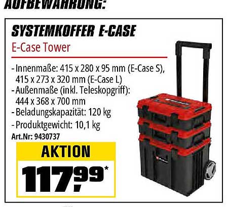 SYSTEMKOFFER E-CASE E-Case Tower