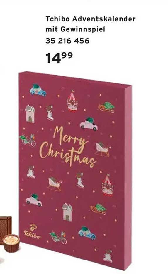 Tchibo Adventskalender mit Gewinnspiel