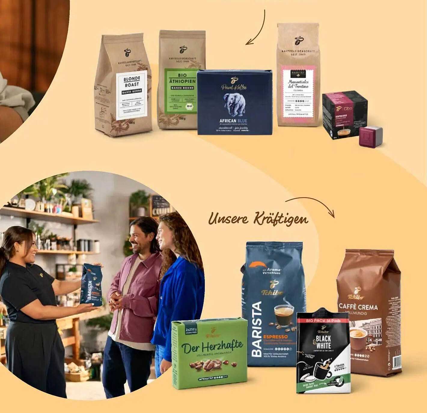Tchibo Kaffeeverwöhnung – Auswahl unserer besten Sorten