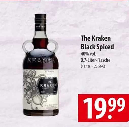 The Kraken Black Spiced 0,7-Liter-Flasche
